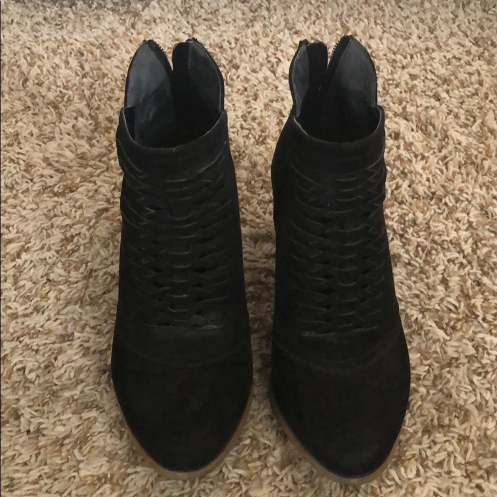 Black booties by Fergalisious